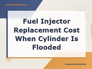 Fuel Injector Replacement Cost When Cylinder Is Flooded